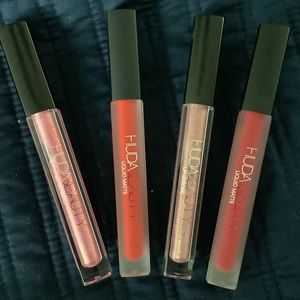 Huda Beauty Lippies x4, all 4 for $25, used